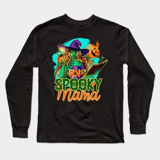 One Spooky Mama Halloween Long Sleeve T-Shirt